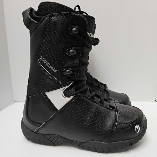 SnowJam Rebel Snowboard Boots | Men's 7 | Black/White