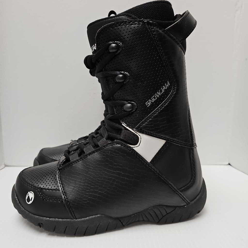 SnowJam Rebel Snowboard Boots | Men's 7 | Black/White