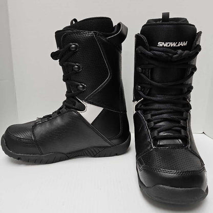 SnowJam Rebel Snowboard Boots | Men's 7 | Black/White