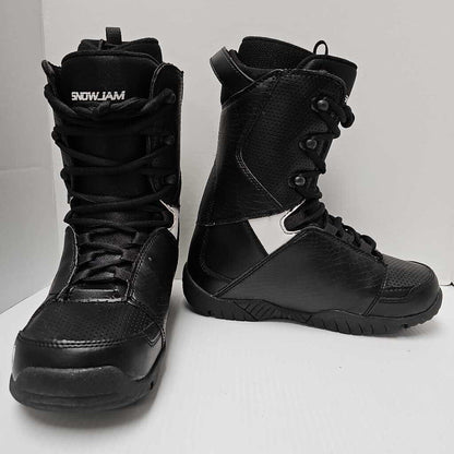 SnowJam Rebel Snowboard Boots | Men's 7 | Black/White