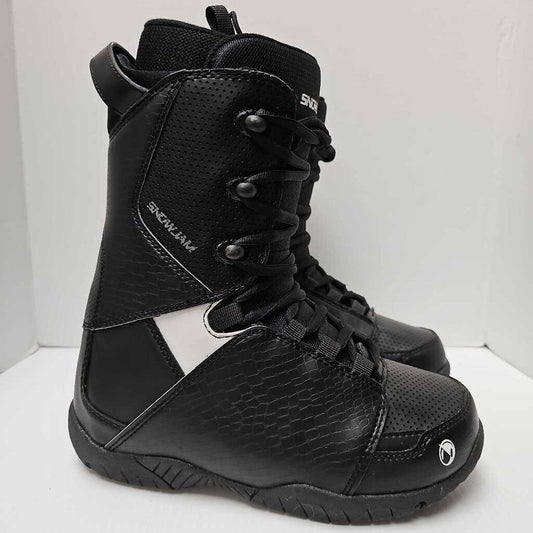 SnowJam Rebel Snowboard Boots | Men's 8 | Black/White