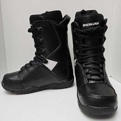 SnowJam Rebel Snowboard Boots | Men's 8 | Black/White