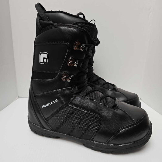 FiveForty Snowboards Rebel Snowboard Boots | Size 11 Men's | Black