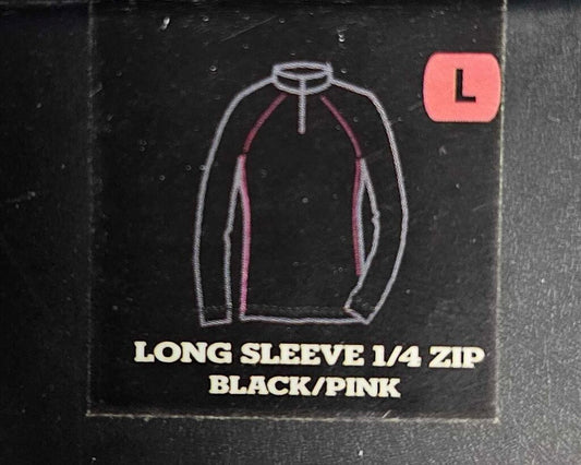 K2 Ladies Thermal Base Layer Long Sleeve 1/4 Zip Top - Size Large