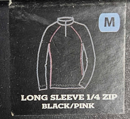 K2 Ladies Thermal Base Layer Long Sleeve 1/4 Zip Top - Size Medium