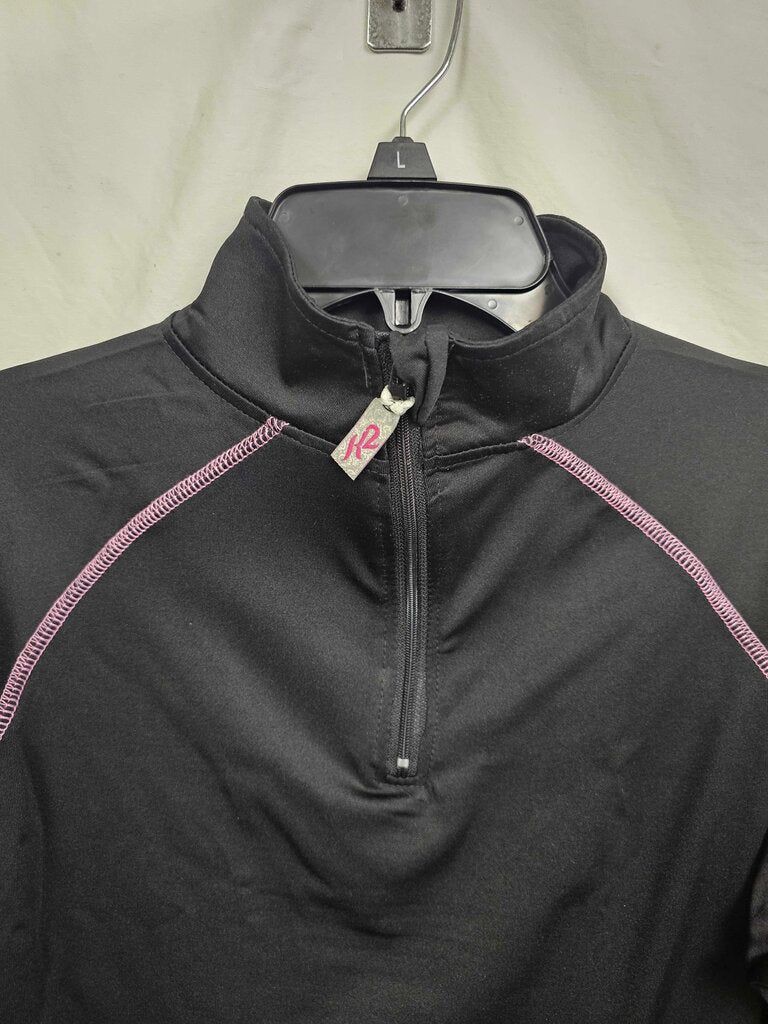 K2 Ladies Thermal Base Layer Long Sleeve 1/4 Zip Top - Size Medium