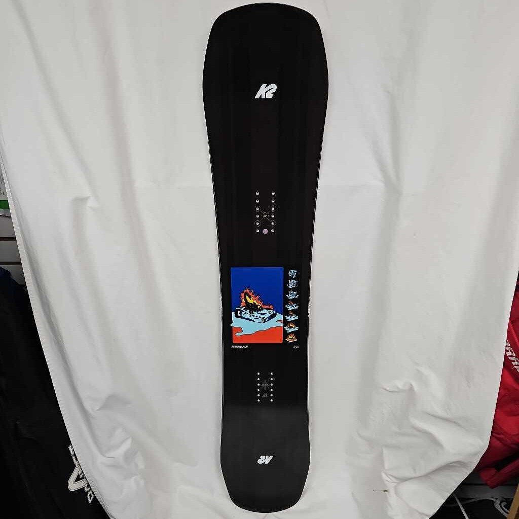 K2 Afterblack 2023 Snowboard | 151cm | Freestyle/All-Mountain | True Twin