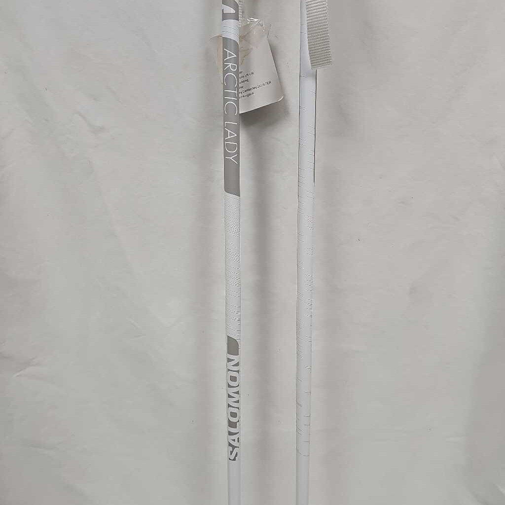 Salomon Arctic Lady Ski Poles | 42"/105cm | White/Grey | All-Mountain