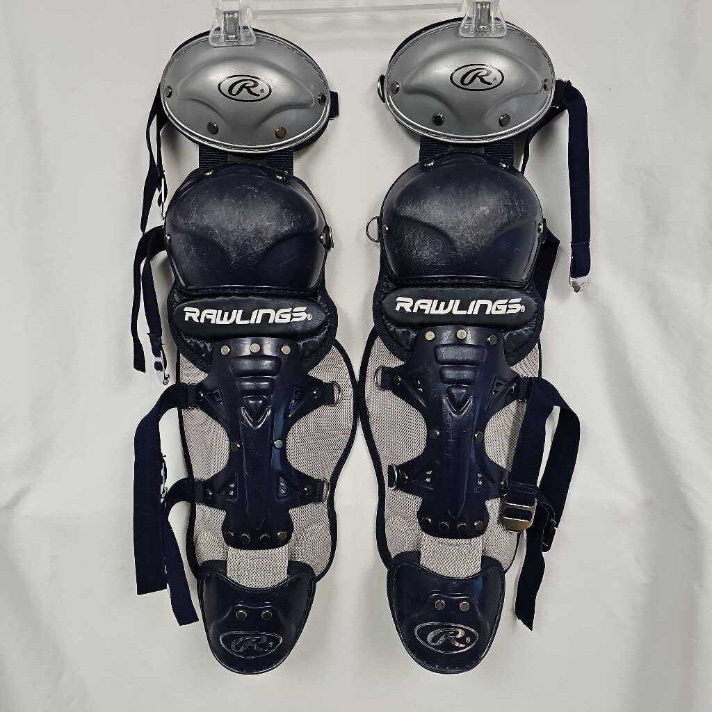 Rawlings Renegade Baseball Catchers Leg Guards - Size Junior 11.5"