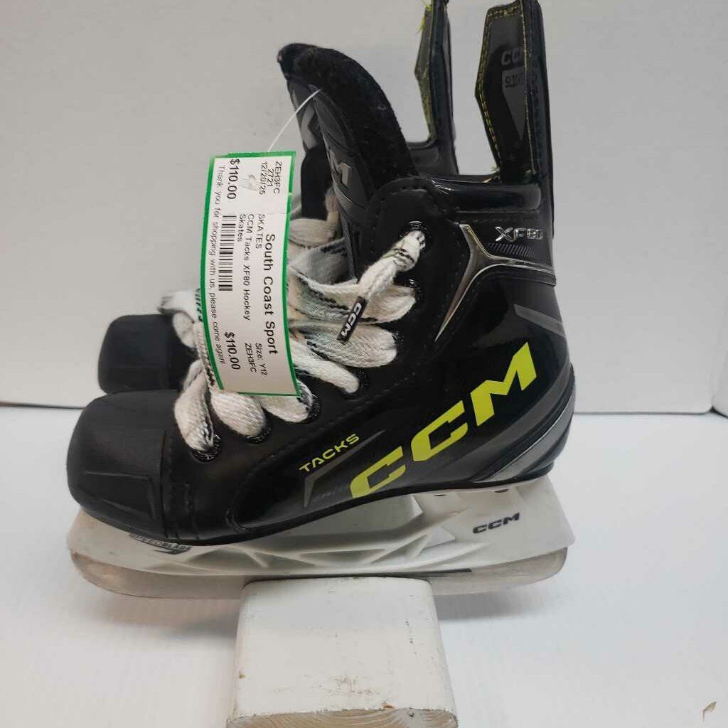 CCM Tacks XF80 Hockey Skates Size Youth 12
