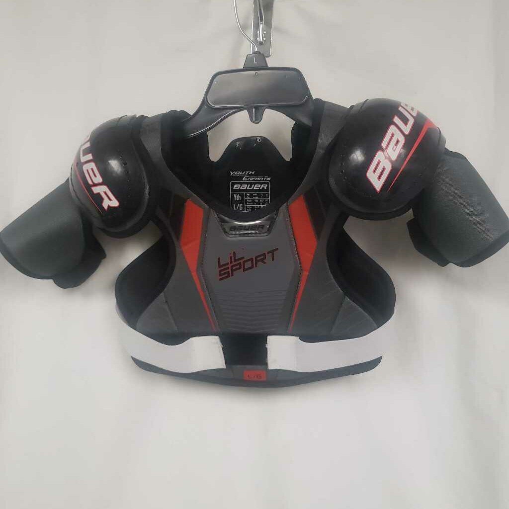 Bauer Lil Sport Hockey Shoulder Pads Size Youth Large
