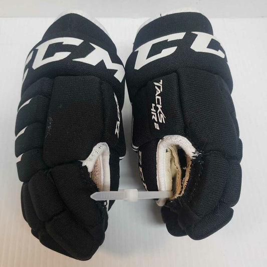 CCM Tacks 4R2 Hockey Gloves Black/White Size 9"