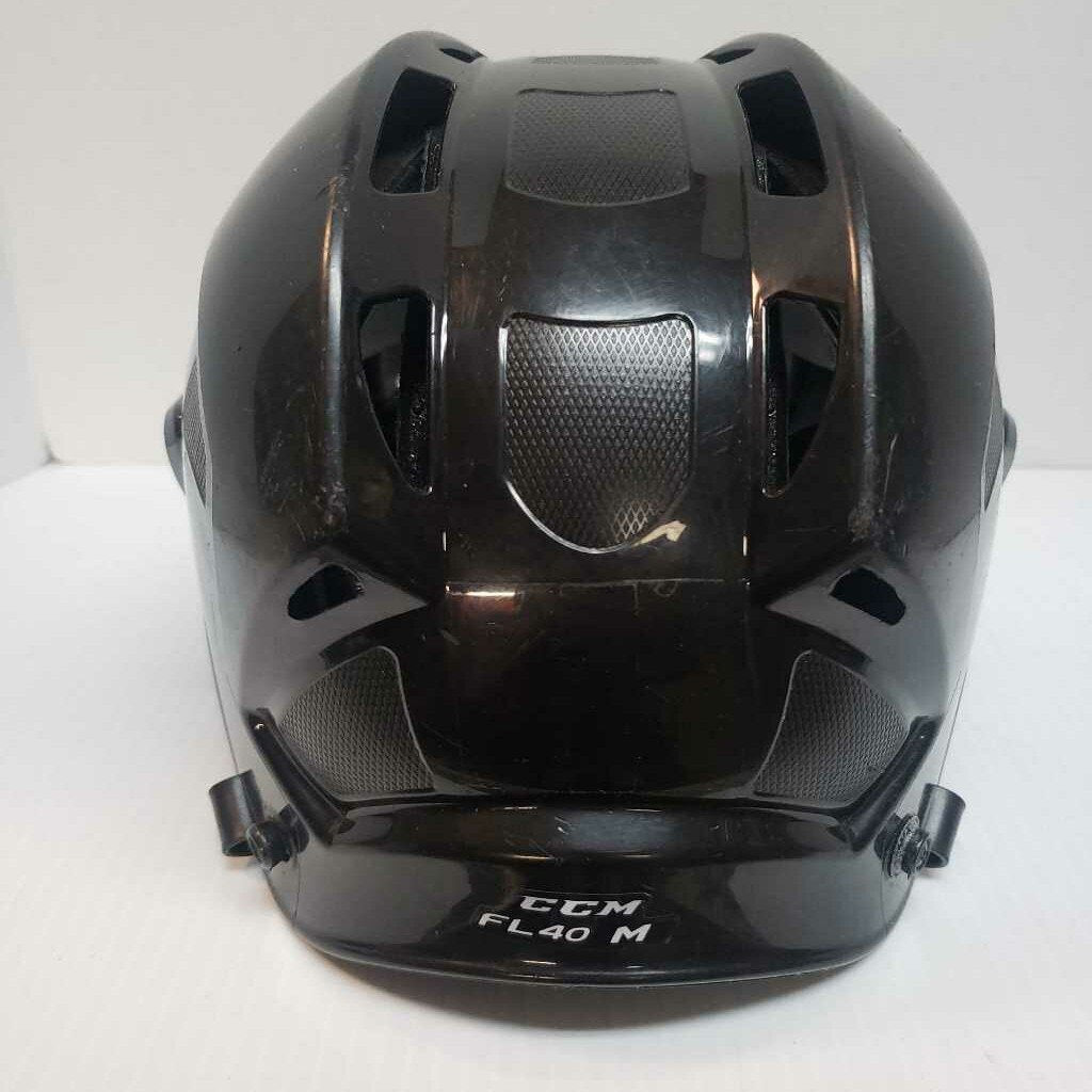 CCM FL40 Hockey Helmet Black Size Medium (Expired)