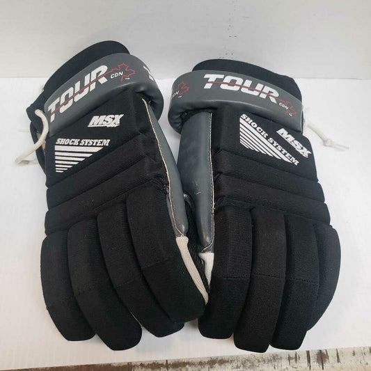 Tour MSX Hockey Gloves Black/Grey Size 16.5" - 18"