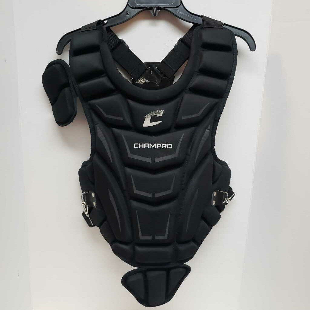 Champro CP103B Catchers Chest Protector Black Size Junior 13.5"