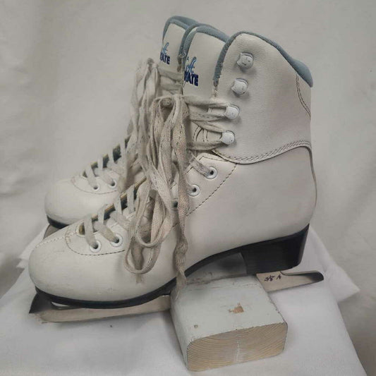 Jackson Soft Skate Figure Skates White/Blue Size 5