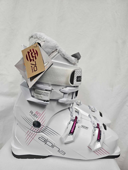 Alpina Ruby 60 Women's Downhill Ski Boots - Size 27.5