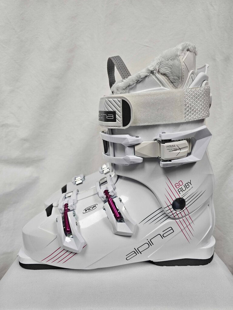 Alpina Ruby 60 Women's Downhill Ski Boots - Size 27.5