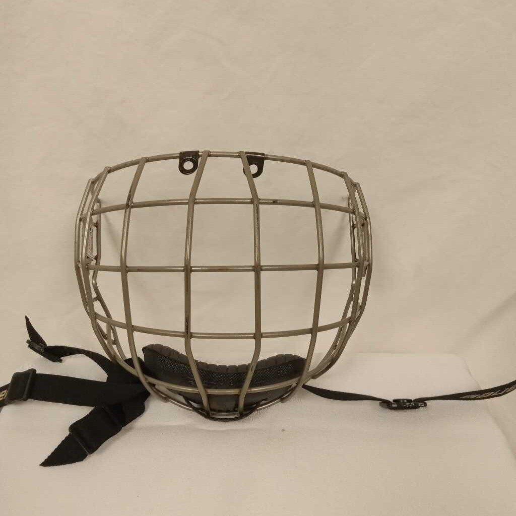 Bauer True Vision II Hockey Helmet Cage Grey Size Youth XS