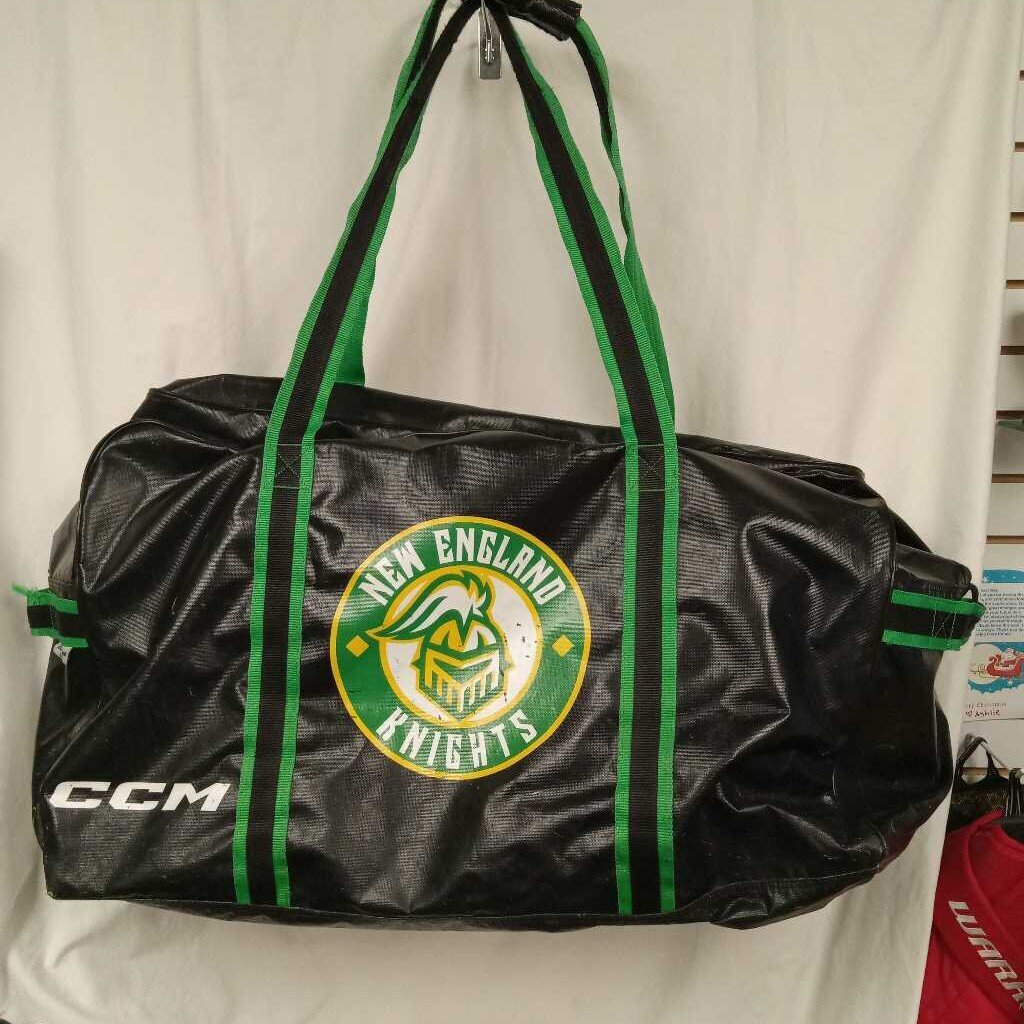 CCM BTPRO Hockey Bag Black/Green ( New England Knights) Size 30x20x15