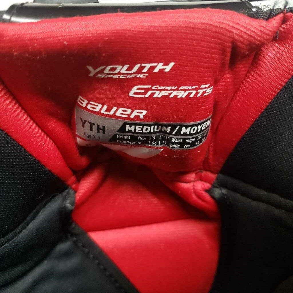 Bauer Lil Sport Hockey Pants Black Size Youth Medium