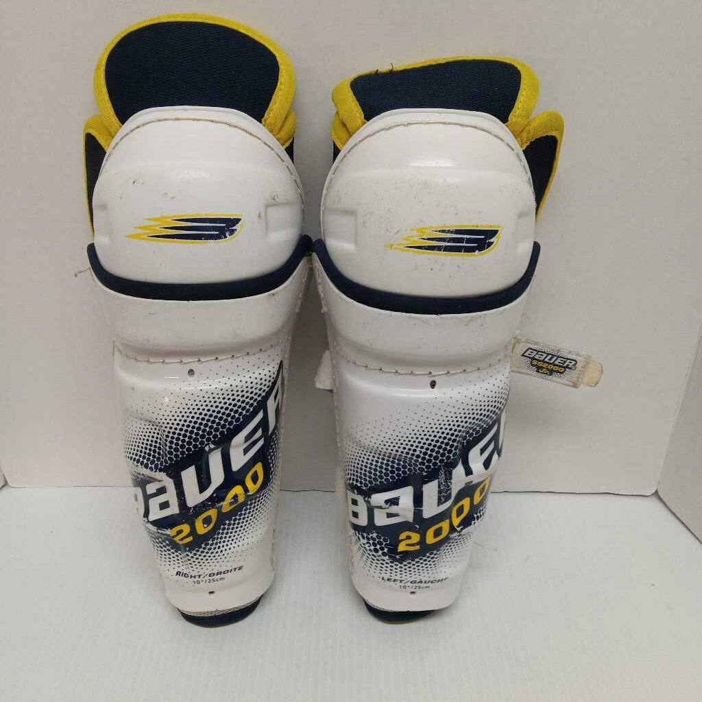 Bauer 2000 Hockey Shinguards Size Youth 10"