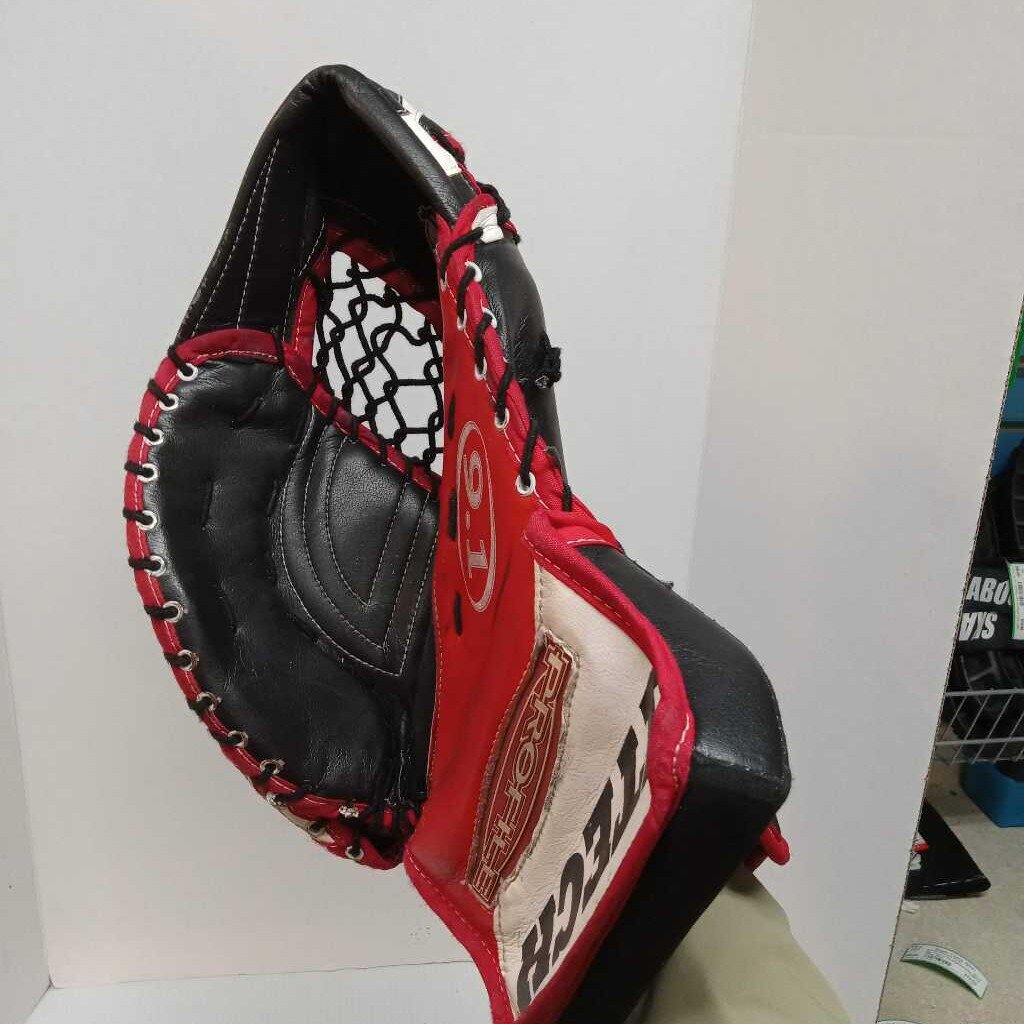 Itech Profile 9.1 Hockey Goalie Trapper Red/Black Size Senior(Fits Right Hand