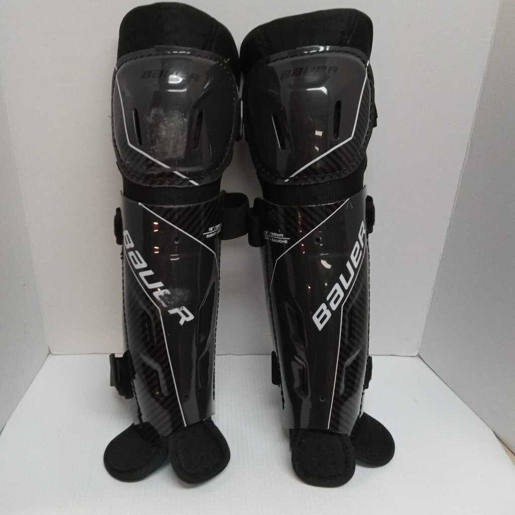 Bauer S18 Street Hockey Shinguards Black Size 13"