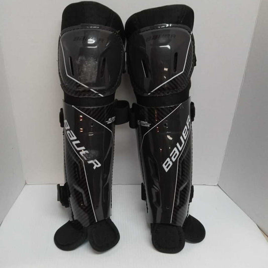 Bauer S18 Street Hockey Shinguards Black Size 13"