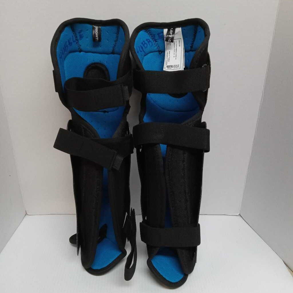 Bauer S18 Street Hockey Shinguards Black Size 13"