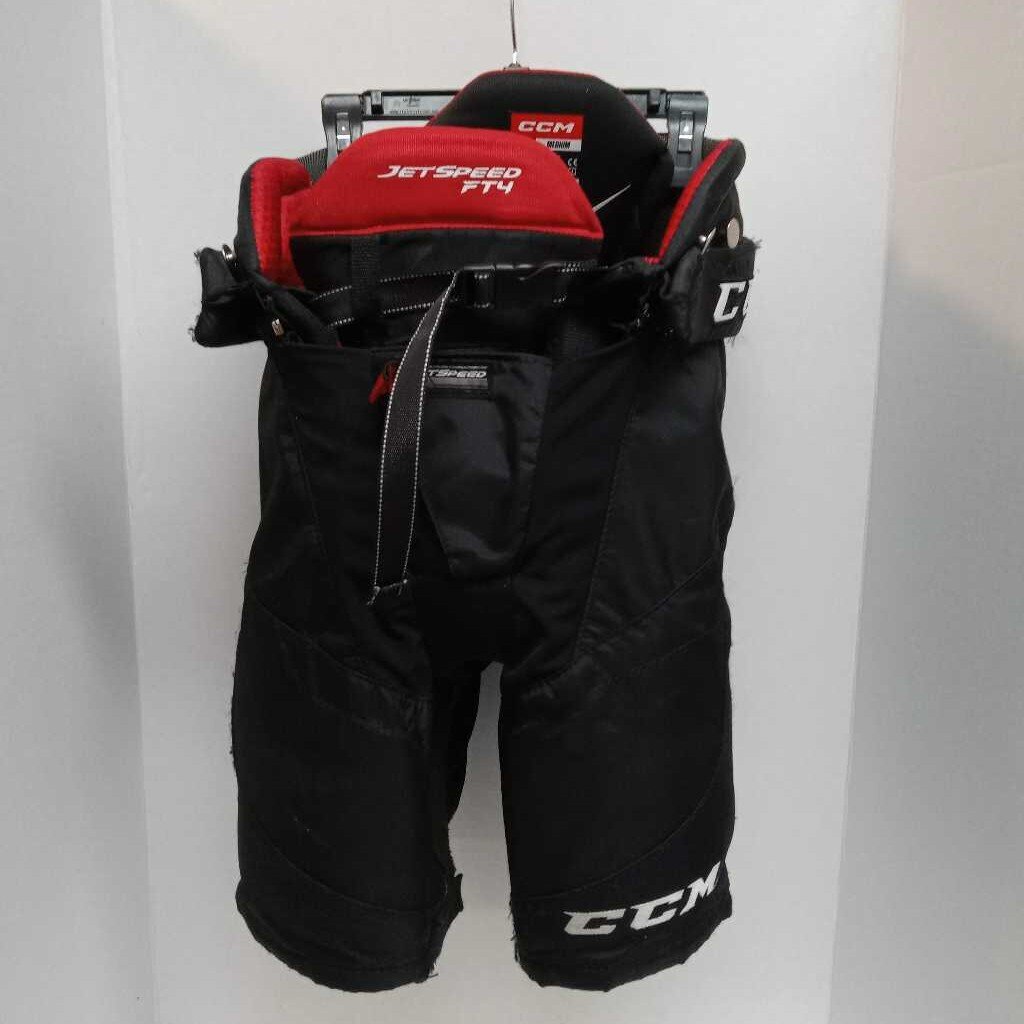 CCM Jetspeed FT4 Hockey Pants Black Size Junior Medium