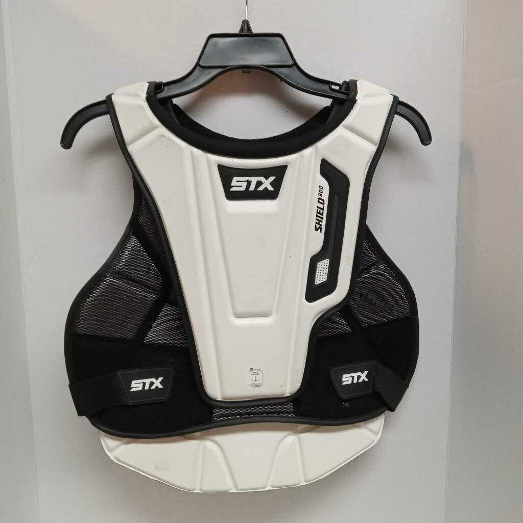 STX Shield 600 Lacrosse Goalie Chest Protector White Size Adult Small