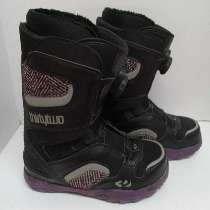 Thirtytwo Lock Boa Snowboard Boots Black/Purple Size 6.5 Womens
