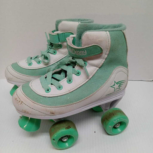 Firestar Roller Skates White/Green Size 3