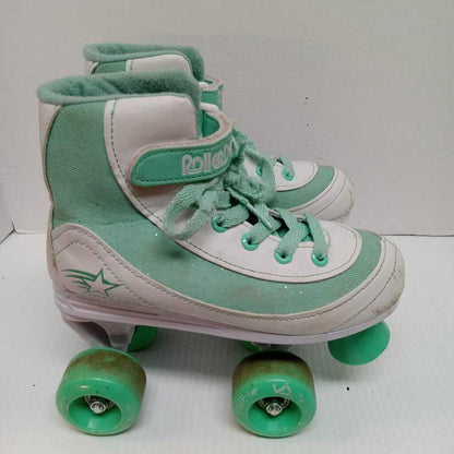 Firestar Roller Skates White/Green Size 3