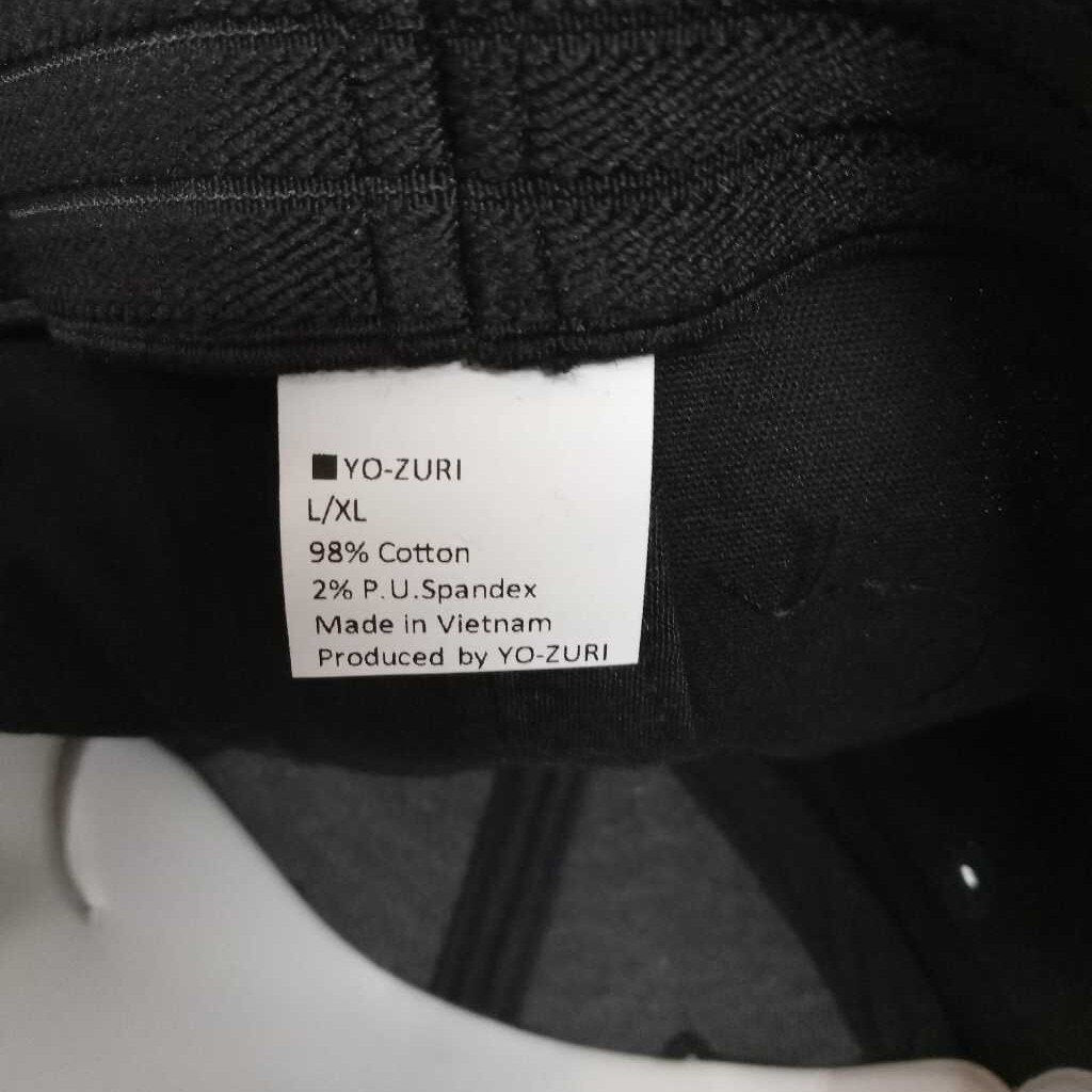 Yo-Zuri Fitted Fishing Hat Black Size Senior L/XL