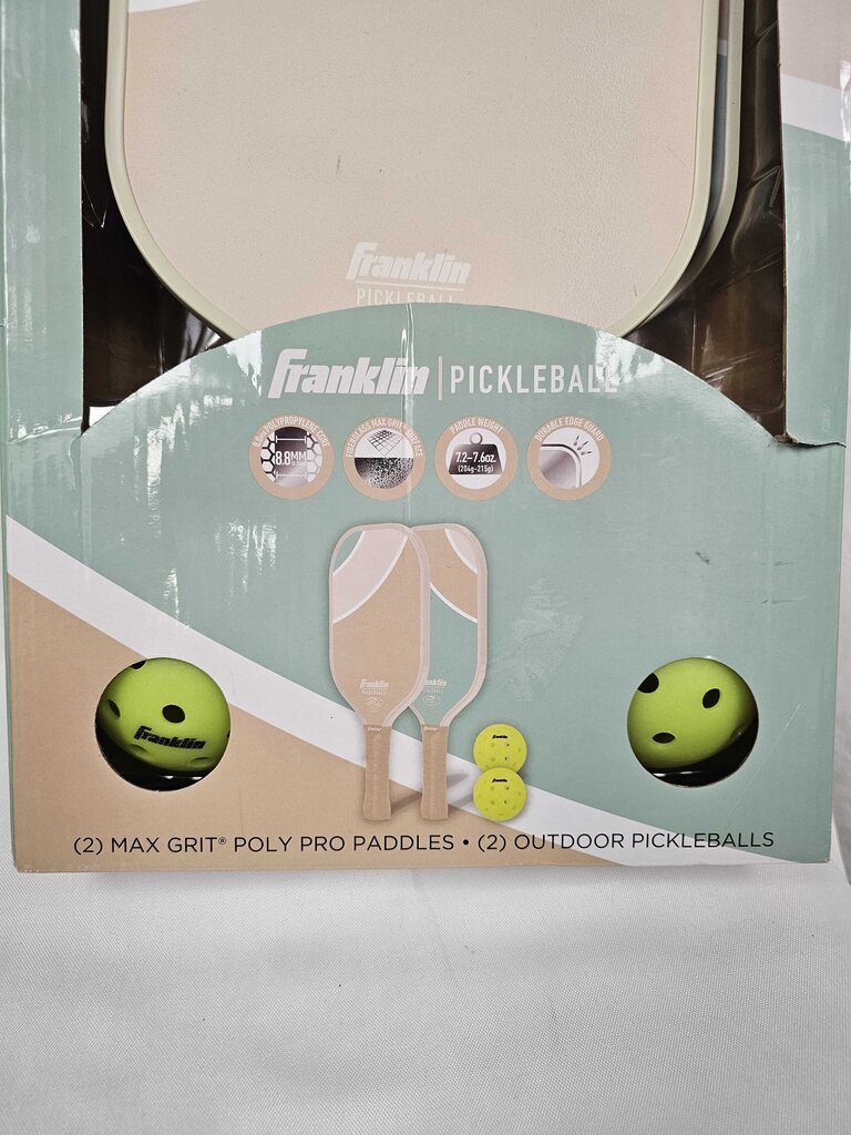 Franklin Pickleball Poly Pro Paddle & Ball Set - 2 Player set