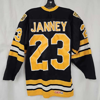 Vintage Boston Bruins #23 Janney Jersey - Size Men's Small