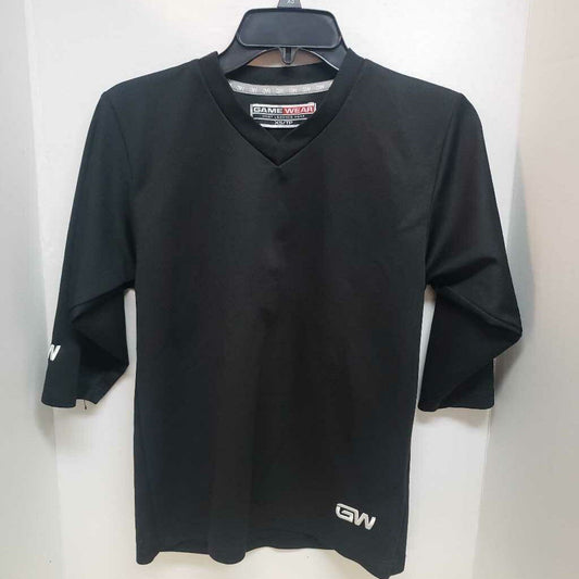 Game Wear Hockey Jersey - Black - Size Youth XS