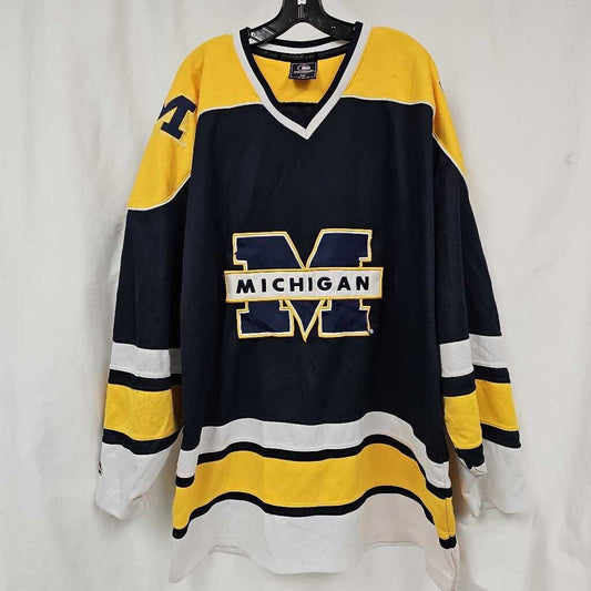 Michigan Wolverines Hockey Jersey - Size 3XB