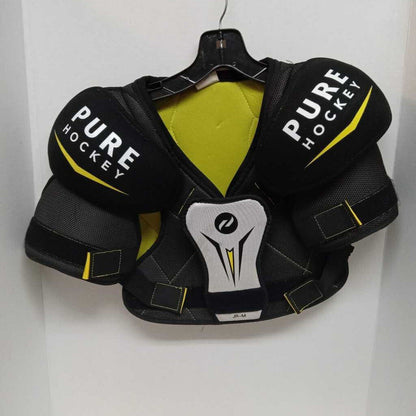 Pure Hockey Shoulder Pads Black/White Size Junior Medium
