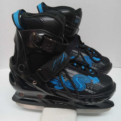 Softmax Recreational Skates Black Size Y13 - 3 Adjustable
