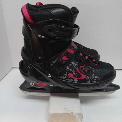 Softmax Recreational Skates Black/Pink Size 3 - 6 Adjustable