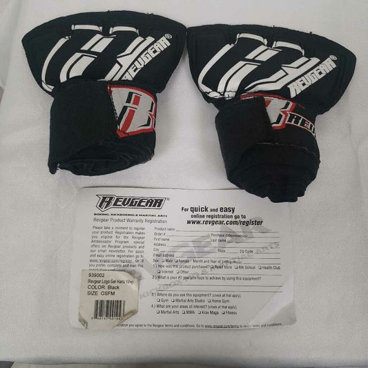 RevGear Logon Gel Hand Wraps Black One Pair Size OSFM
