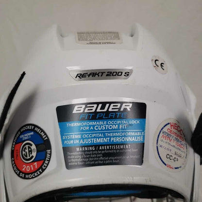 Bauer RE-AKT 200 Hockey Helmet Combo- Size Small *Expired*