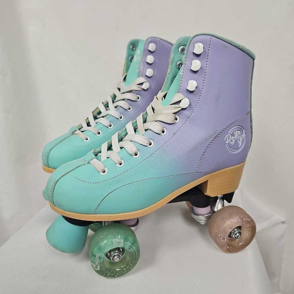 Rollr Grl Lilly Women's Roller Skates | Size: 8 | Purple/Mint
