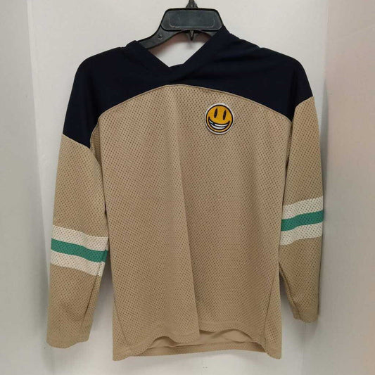 Old Navy Active Hockey Jersey Navy/Brown Size Youth Large