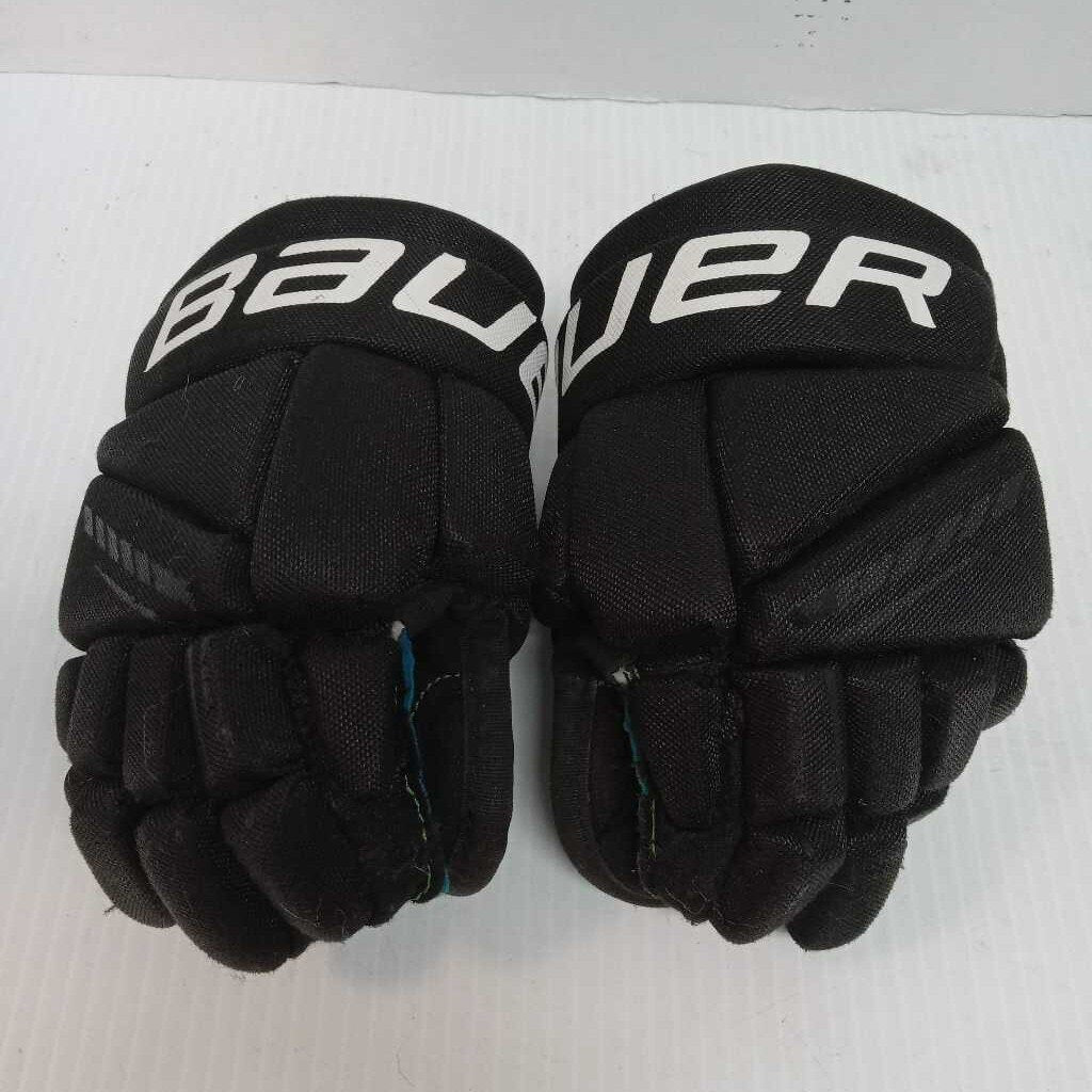Bauer X Hockey Gloves Black/Blue Size Youth 8"