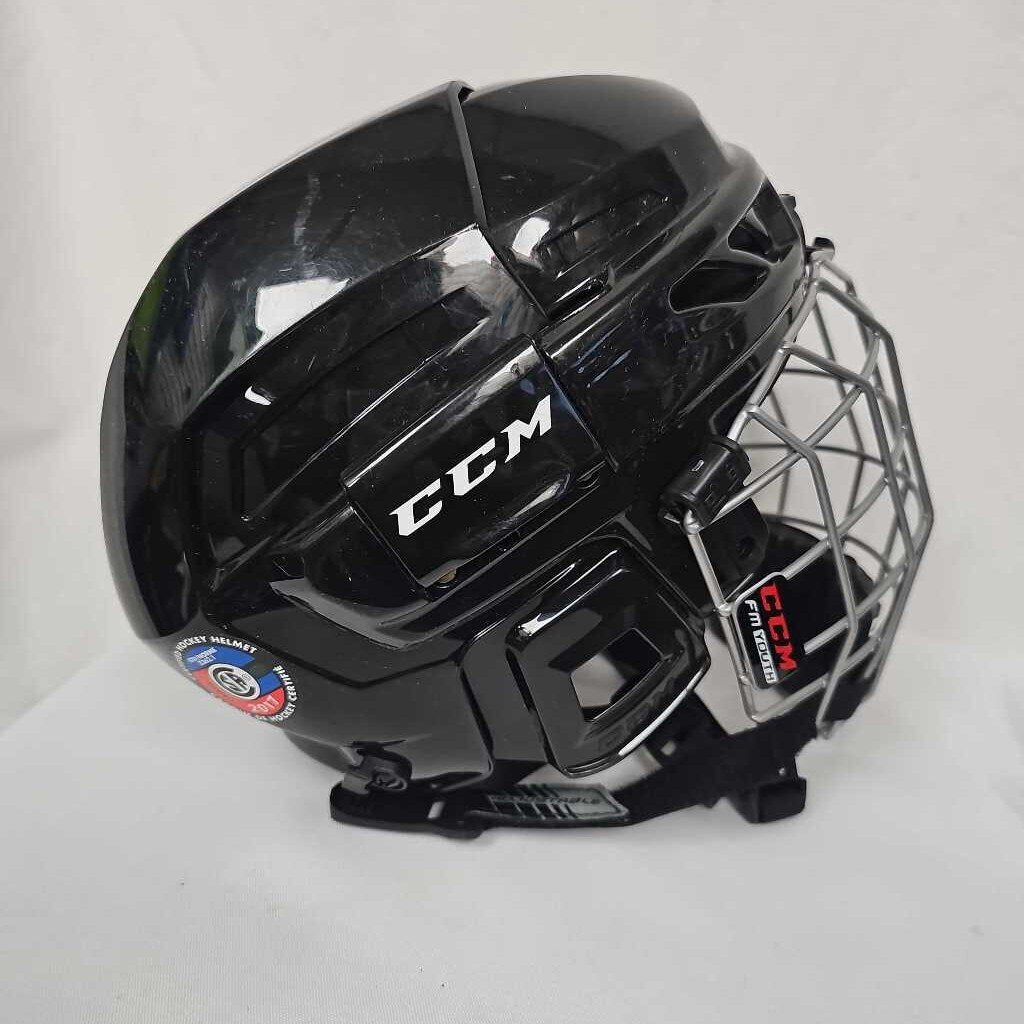 CCM FitLite 3DS Hockey Helmet Combo - Youth