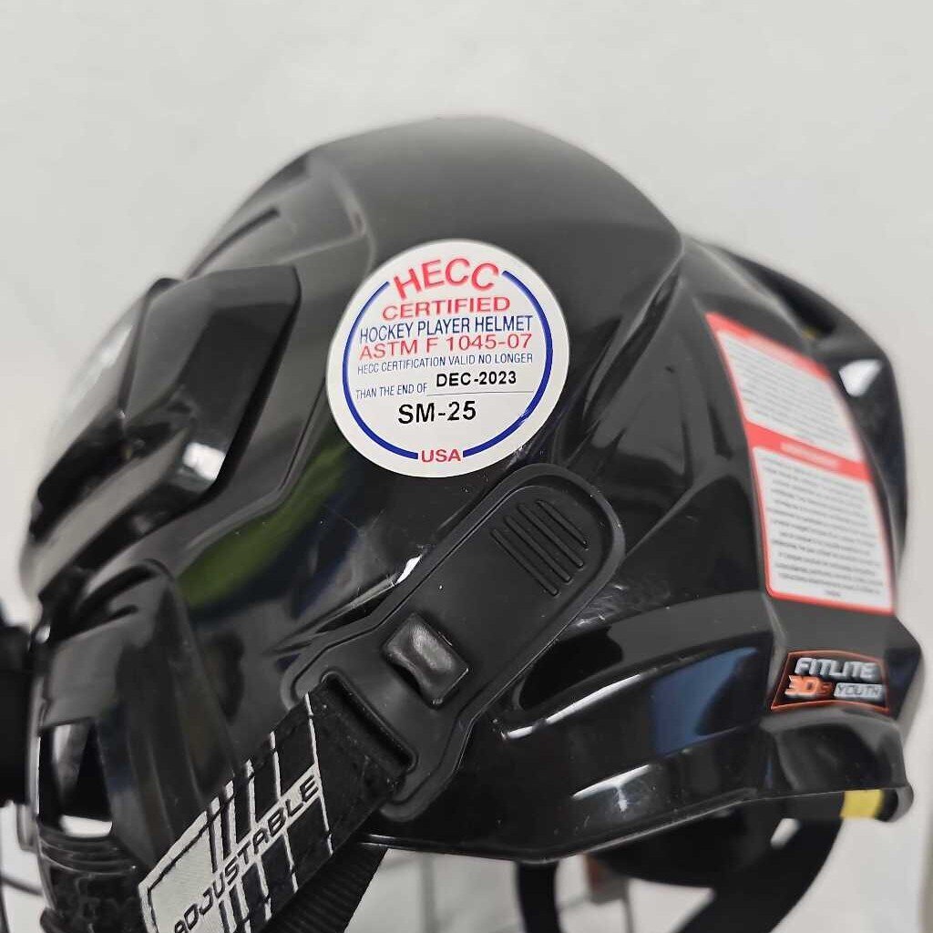 CCM FitLite 3DS Hockey Helmet Combo - Youth